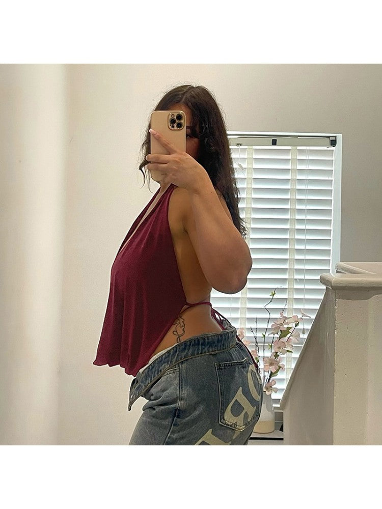 The Backless Halter Set