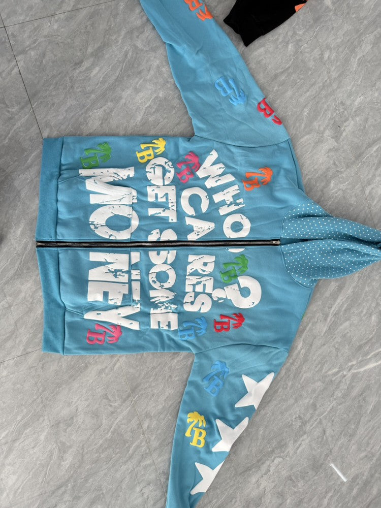 The Graphic Loose Zipper Hoodie